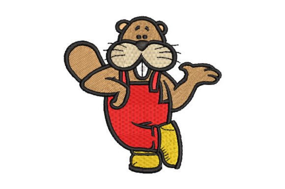 Beaver Waving Embroidery Design Review