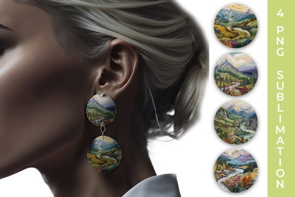 Embroidery Mountain Landscape Earrings Review