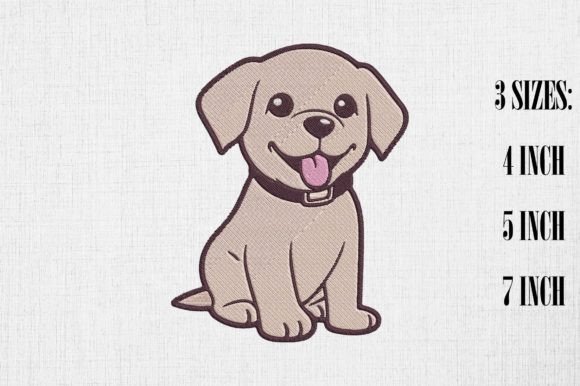 Labrador Retriever Dog Embroidery Design Review