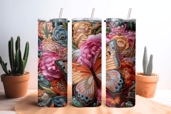Review: Butterfly Embroidery Tumbler Wrap for Real Projects