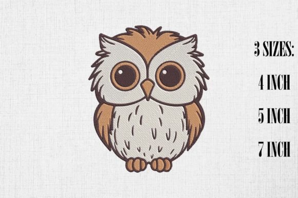 Review: Cute Kawaii Owl Embroidery Design for Boutiques
