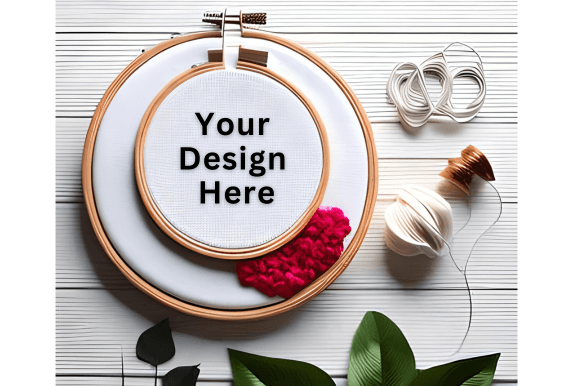 Review: Embroidery Hoop Floral Mockup - Modern