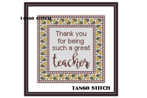 Review: Great Teacher Cross Stitch Embroidery for Holiday Sales