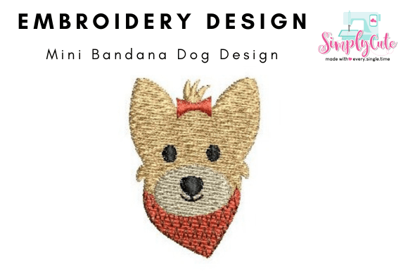 Review: Mini Bandana Dog Embroidery Design