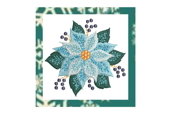 Review: Poinsettia Embroidery 4x4 Design