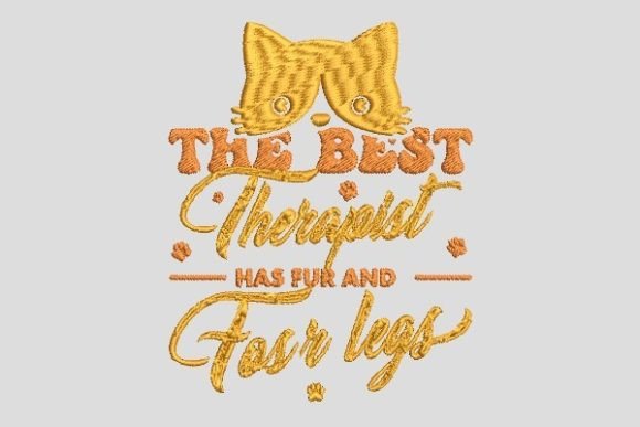 Review: The Best Cat Therapist Embroidery File