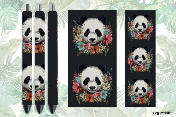 Reviewing Embroidery Panda Pen Wraps Sublimation
