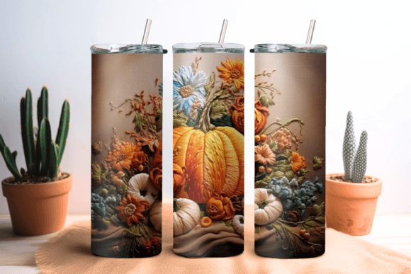 Reviewing Embroidery Pumpkin Tumbler Wrap for Holiday Crafts