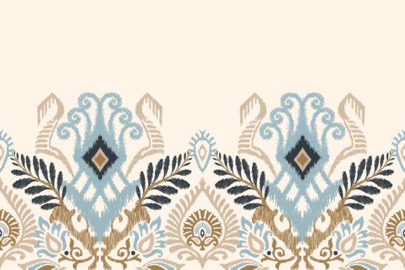 Reviewing Floral Ikat Paisley Embroidery for Real Projects