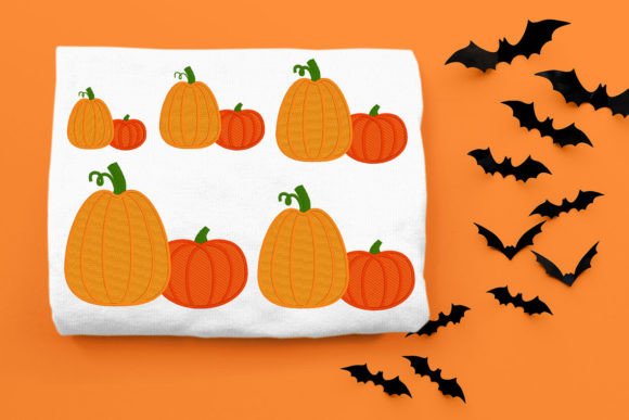 Reviewing Pair of Pumpkins Mini Embroidery