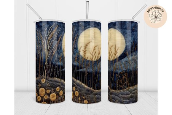 Reviewing the 20oz Moon Night Embroidery Tumbler Wrap