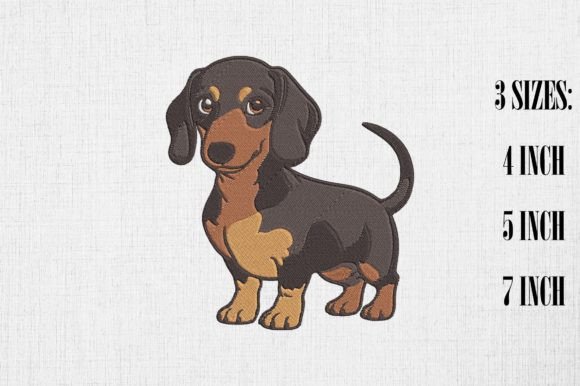 Reviewing the Cute Dachshund Embroidery Design