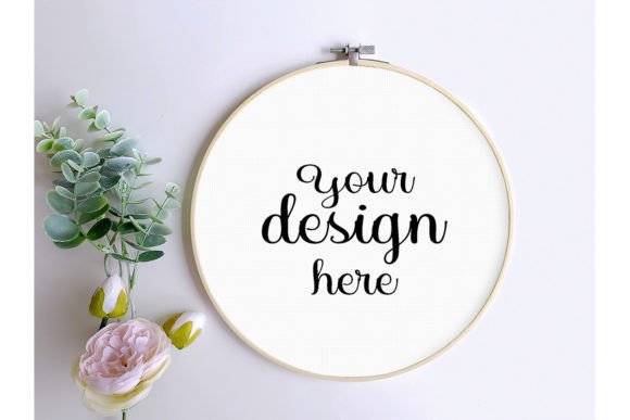 Reviewing the Embroidery Hoop Mockup Psd Jpg