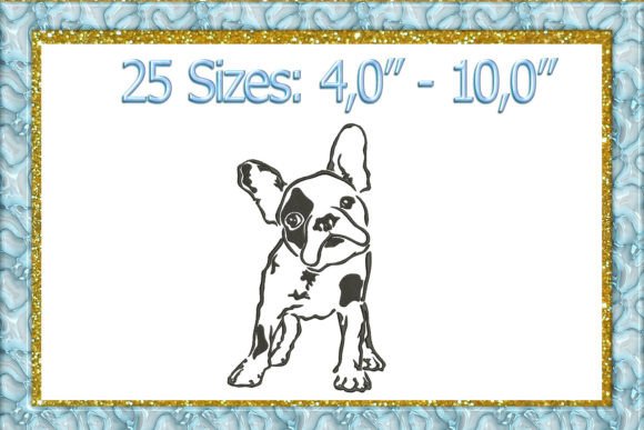 Reviewing the French Bulldog Embroidery Design