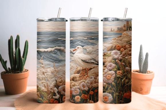 Reviewing the Seaside Seagull Tumbler Wrap for Craft Fairs